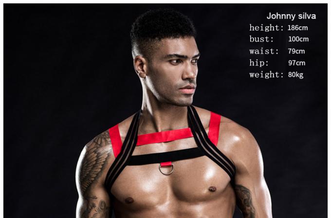 Sexy Bodysuit Lingerie Set Men′s Vest Pajamas Hot Erotic Harness Catsuit Sleepwear
