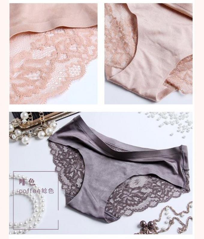 Hemp Lace Ladies Underwear Panties Sexy Seamless Knitted Ice Silk 6