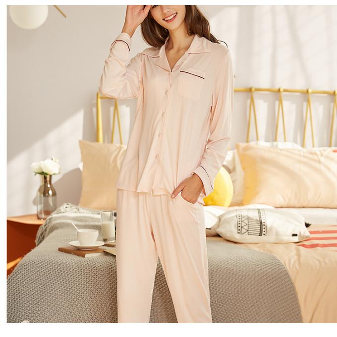 Fibers Lace Fabric Women Pajamas Sleepwear Knitted Sleep Wear House 0