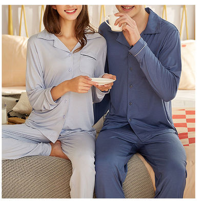 Fibers Lace Fabric Women Pajamas Sleepwear Knitted Sleep Wear House