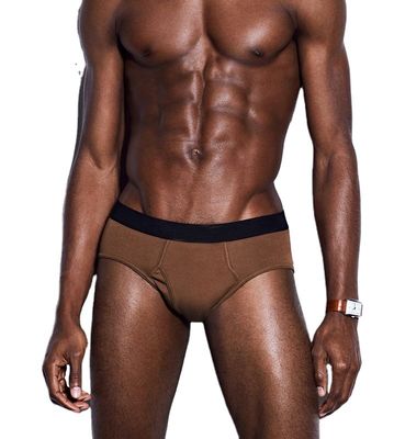 Mid-Rise Cotton Men Underwear Breathable 95 Cotton 5 Spandex Boxer Briefs
