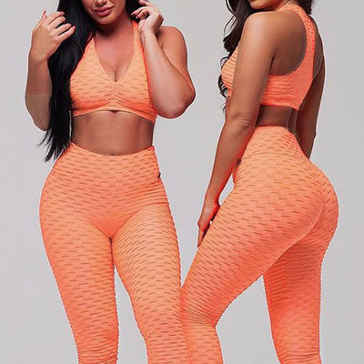 Ribbed Sportswear Gym Yoga Clothes Seamless Workout Leggings For Women
