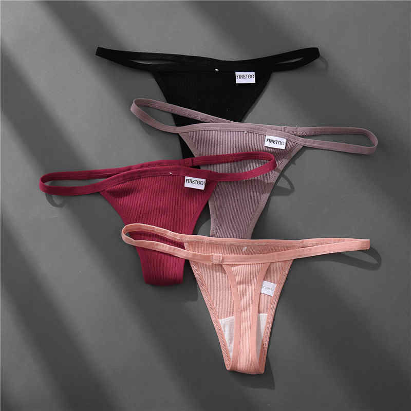 Breathable Sexy Cotton Undies 50kg 60kg Sexy T Pants Women Lady Thongs