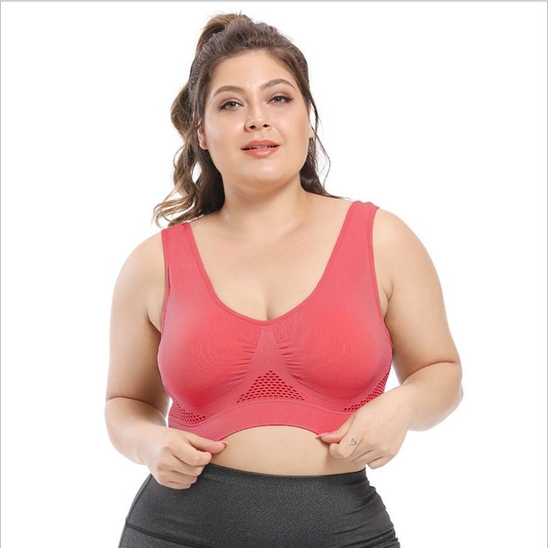 Yoga Sports Large Ladies Bras 44C 44D 3XL 4XL Cotton Lace Underwear