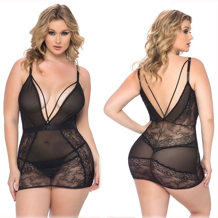 Sexy Lace Women Pajamas Sleepwear