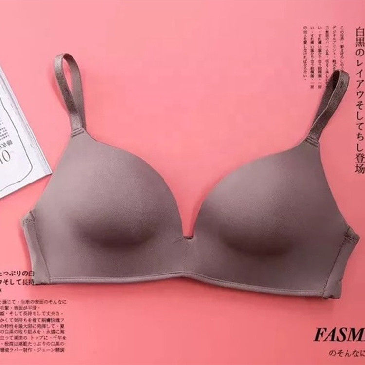 Breathable Sexy Women Bras Transparent Solid Antibacterial Wireless